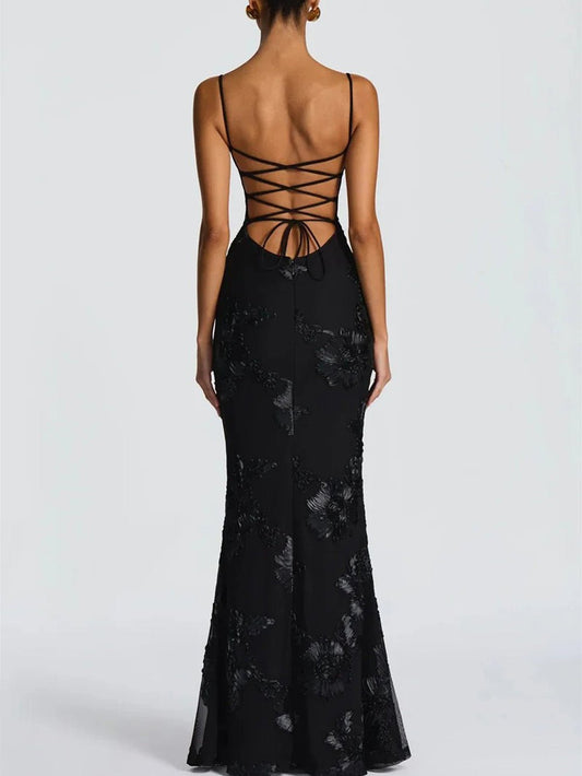 Aurelia Floral Print Maxi Dress