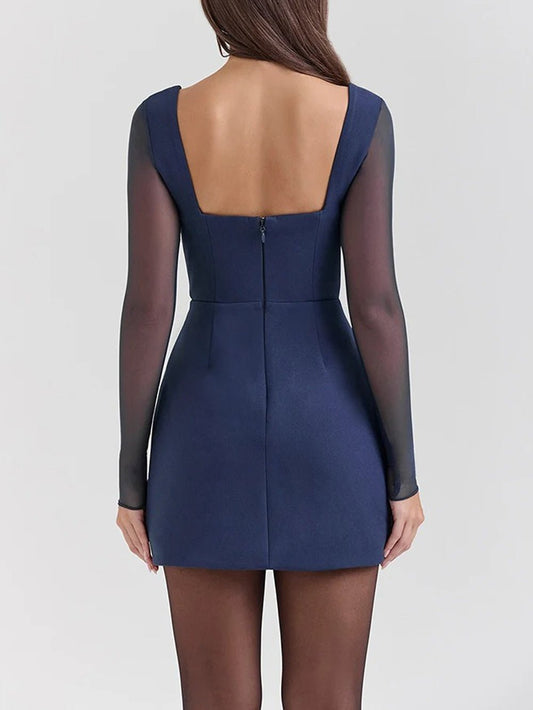 Ava Long Sleeve Mini Dress