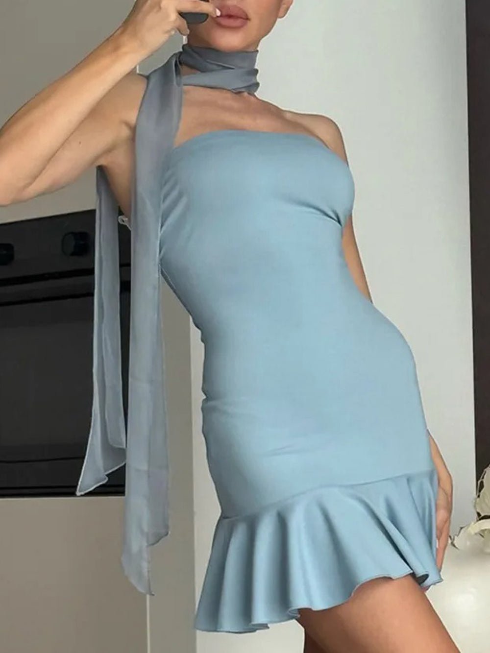 Miriam Sleeveless Mini Dress