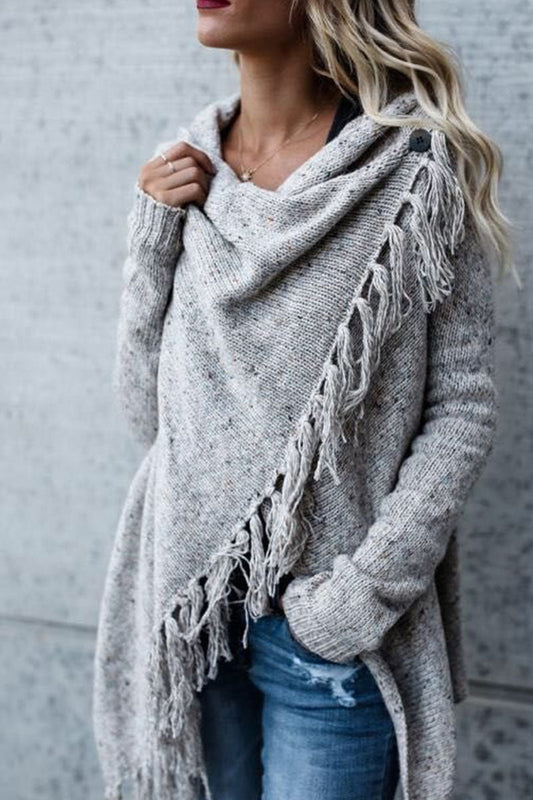 Fashion Casual O Neck Mid Waist Sweaters(7 Colors)