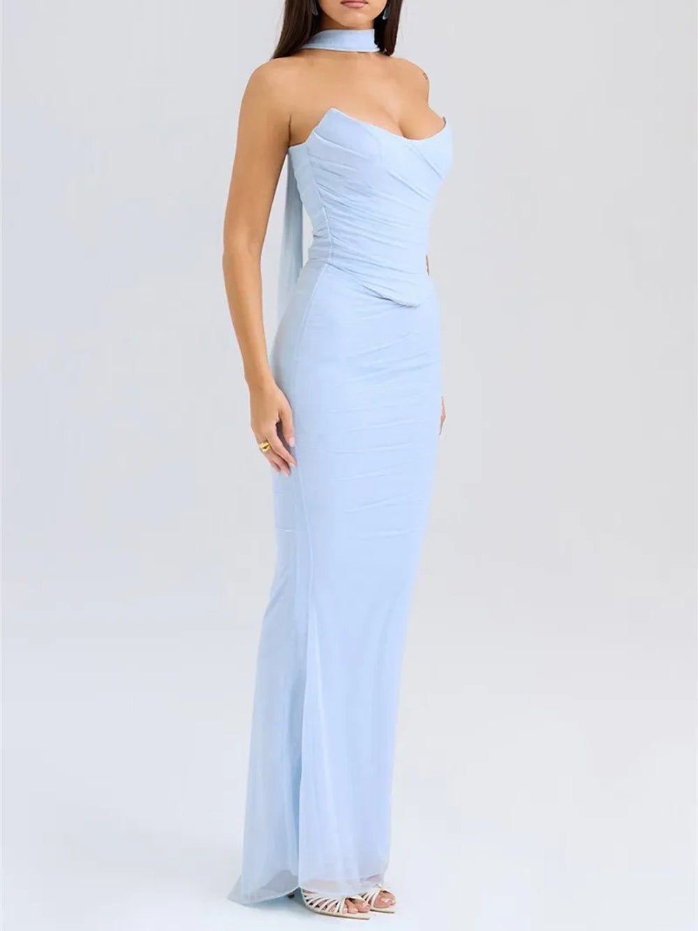 Flora Strapless Top & Skirt Set